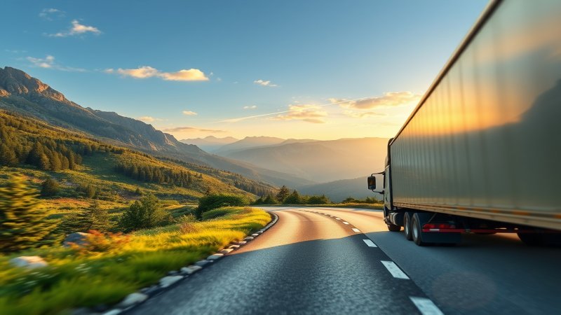 Schöne Routen für LKW-Fahrer im Sommer – Landschaft genießen trotz Arbeit