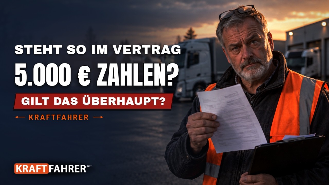 Video zum Artikel: vier Fallen im Arbeitsvertrag für Lkw-Fahrer