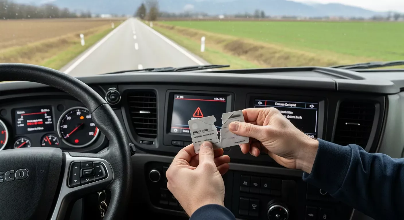 Fahrerkarte verloren oder defekt — Was tun? Antrag, Kosten & Fristen 2026