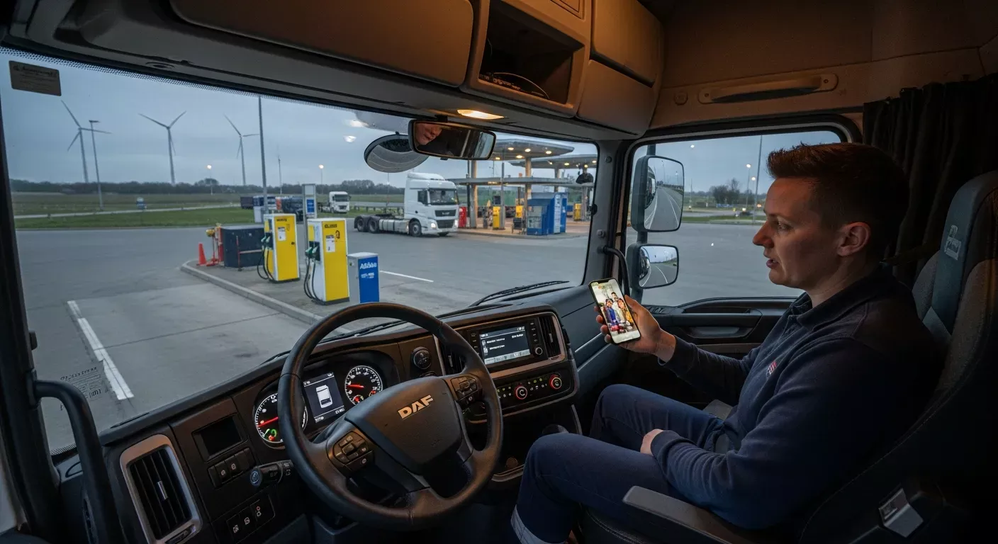 LKW-Fahren mit Familie – wie Fahrer Beruf und Privatleben vereinen