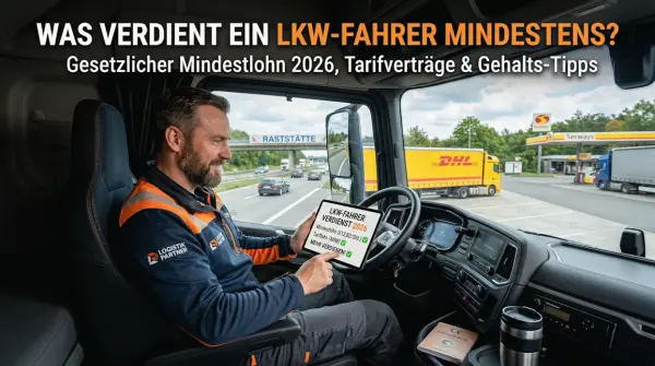 Mindestlohn für LKW-Fahrer 2026: Aktueller Stand, Tarif & Vergleich